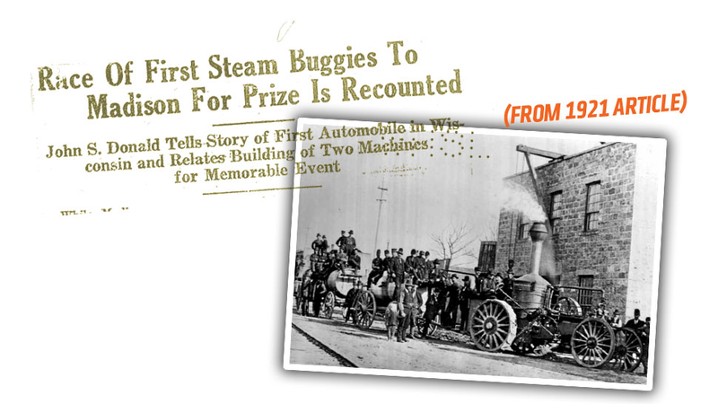 Illustration for article titled This Photo From 1878 Is Likely The First Picture Of A Racecar